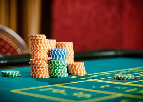 Professional live dealer studio setup with multiple camera angles